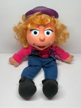 Vintage 1994 Fisher Price Puzzle Place Jody Silver Stuffed Plush Doll Toy PBS